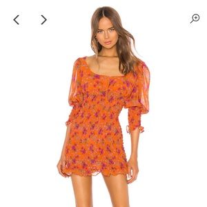 For Love and Lemons Peony Mini Dress
